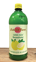 JUICE LEMON 32OZ 12/CASE (EA) - Lemon Juice